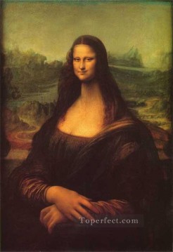 Arte original de Toperfect Painting - Mona lisa como una revisión de los clásicos de los bolos.